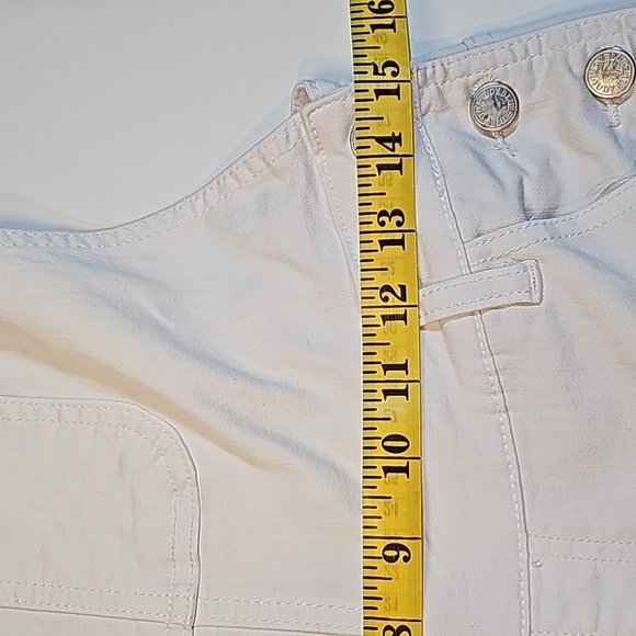 Judy Blue Overalls Coverall Bib Denim Jeans Adjustable Distressed Hem White S - Picture 10 of 13
